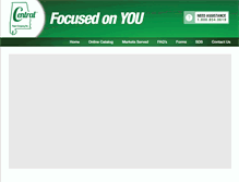 Tablet Screenshot of centralpaper-al.com